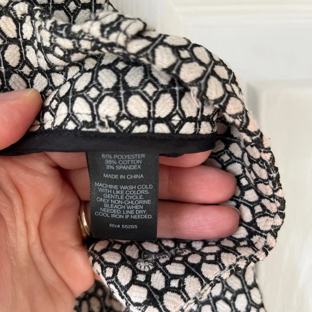 Express Editor Patterned Pants - Picture 6 of 7